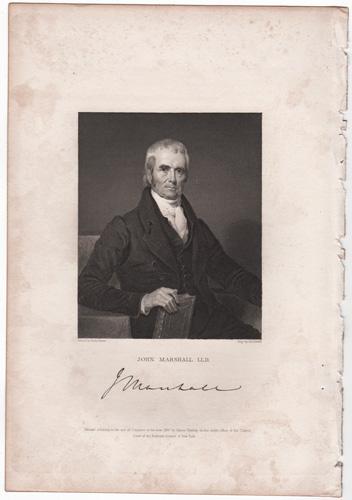 CHIEF JUSTICE JOHN MARSHALL